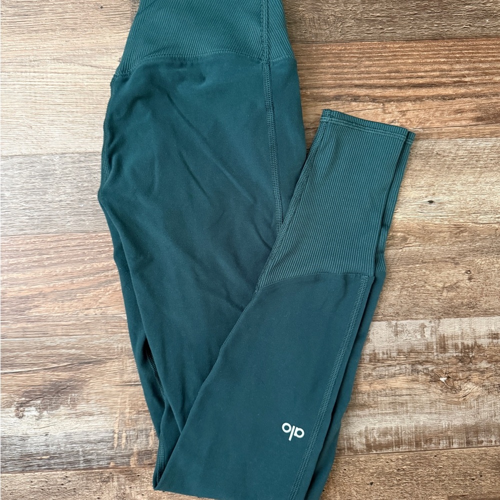 ALO Yoga Women's Teal Alosoft Lounge Leggings